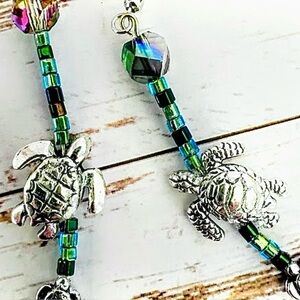 Sea Turtle Ballet Earrings